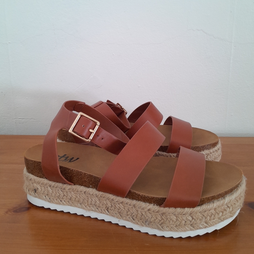 Women's Brown Platform Sandals